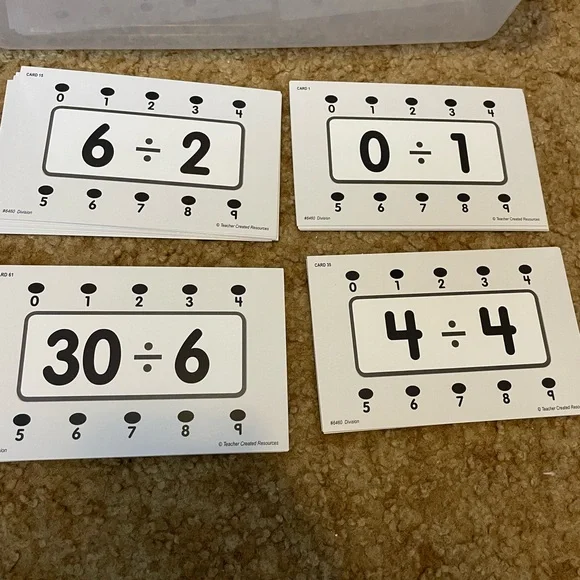 Power Pen Division Learning Cards - Picture 4 of 5